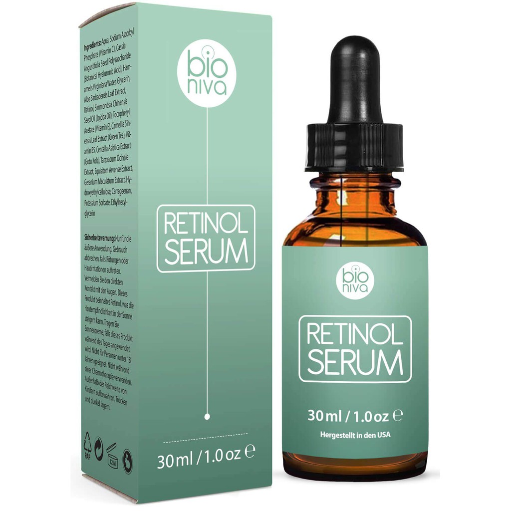 Exp 12 Bioniva Retinol Serum 2 5 Retinol Liposome Delivery System Vitamin C Aloe Vegan Hyaluronic Acid Shopee Malaysia