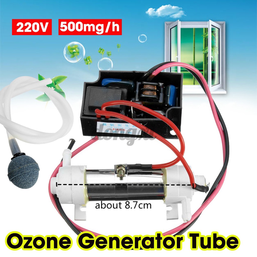 220v 500mg Hr Ozone Generator Diy Water Air Sterilizer Ozonizer Purifiers 220v500mg Tubular Purifier Treatment Purification Disinfection Kit Sho Malaysia