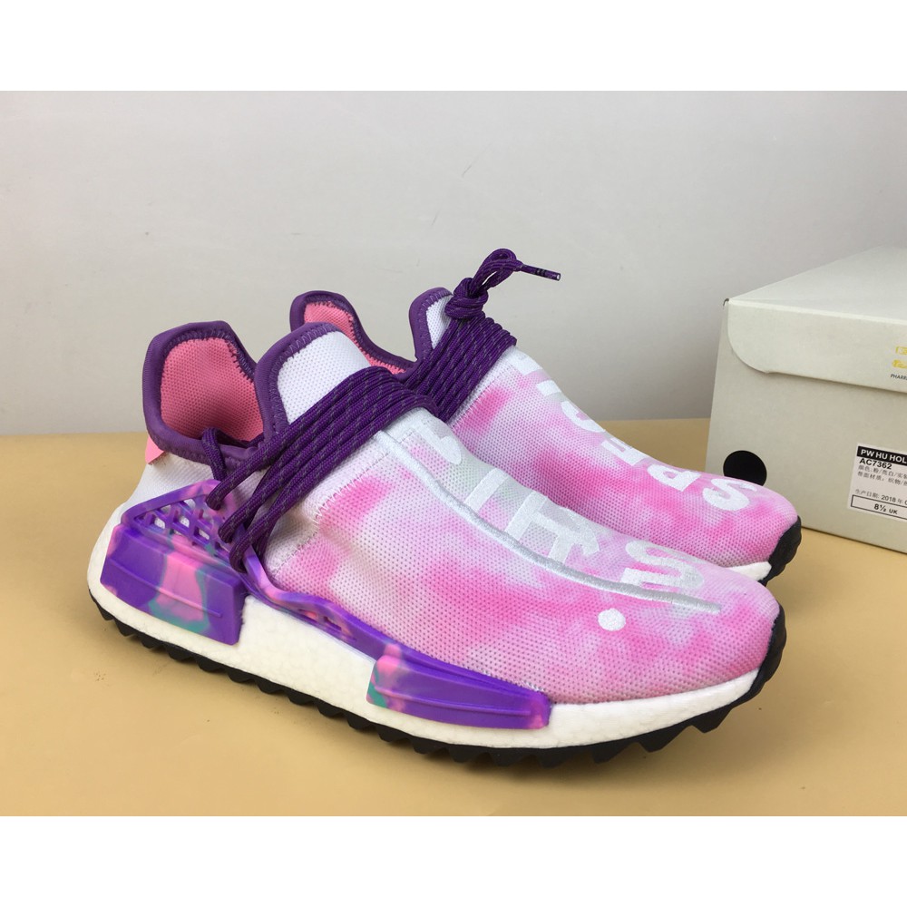 Human race shop nmd pink glow