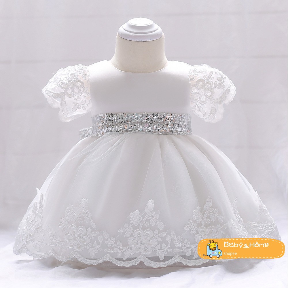 gaun dress white