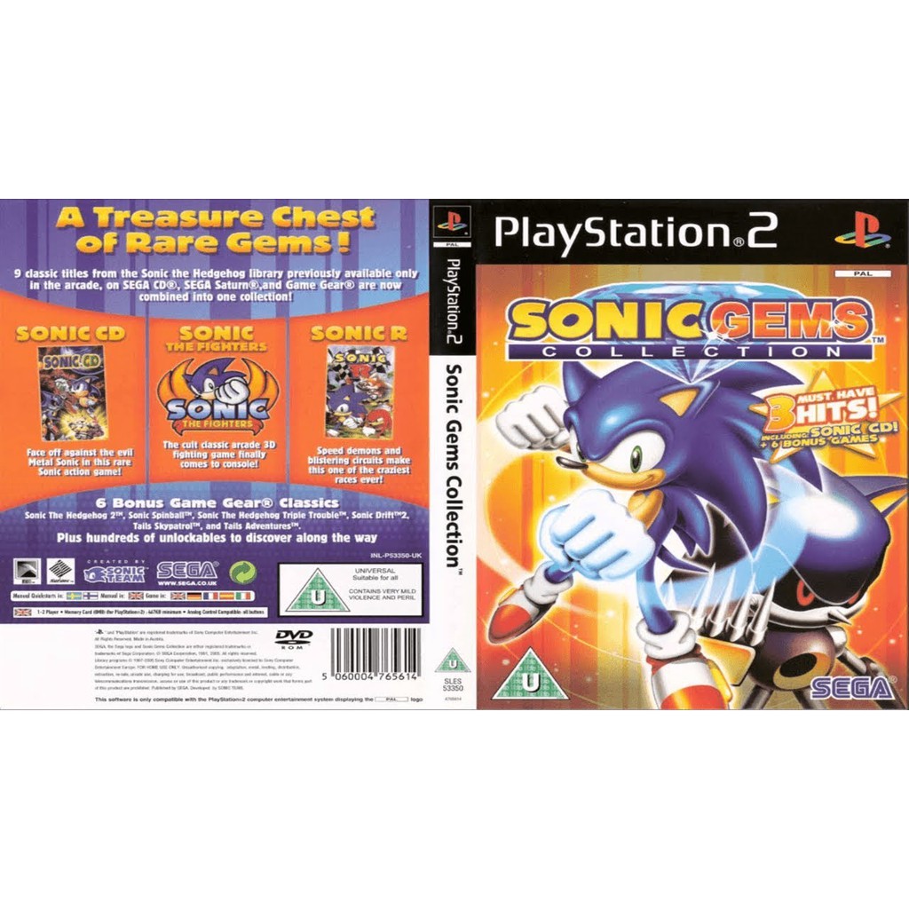 Sonic gems. Sonic Mega collection Plus. Sonic Gems collection ps2. Игра Соник на ps2. Sonic Gems collection game ps2.