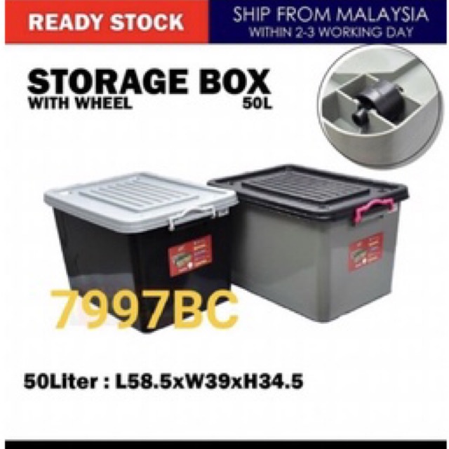 7997BC 50L STORAGE BOX Shopee Malaysia