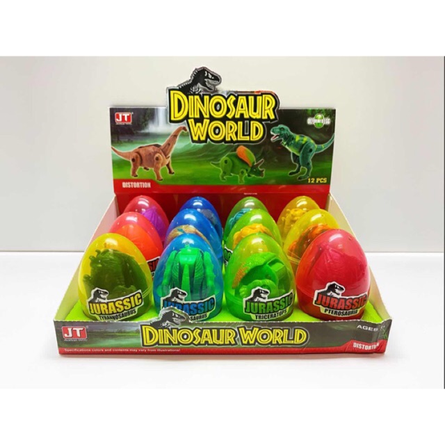 jurassic world play doh surprise eggs