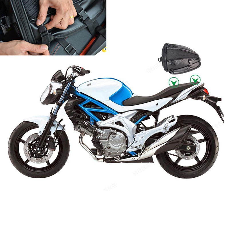 Motorbike Package Motorcycle Oxford Bag Back Seat Rear Storage Saddle Tail Bag
