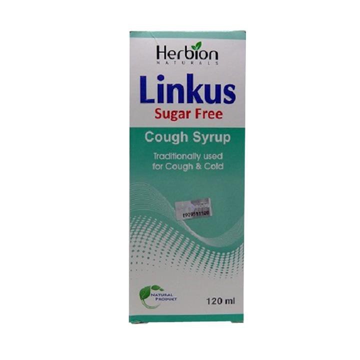 HERBION LINKUS SUGAR FREE COUGH SYRUP 120ML (EXP 04/2023) Shopee