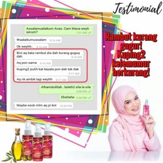 SPECIAL HAIR CARE SERUM VITAMIN  RAMBUT  BELI  1 PERCUMA 1 