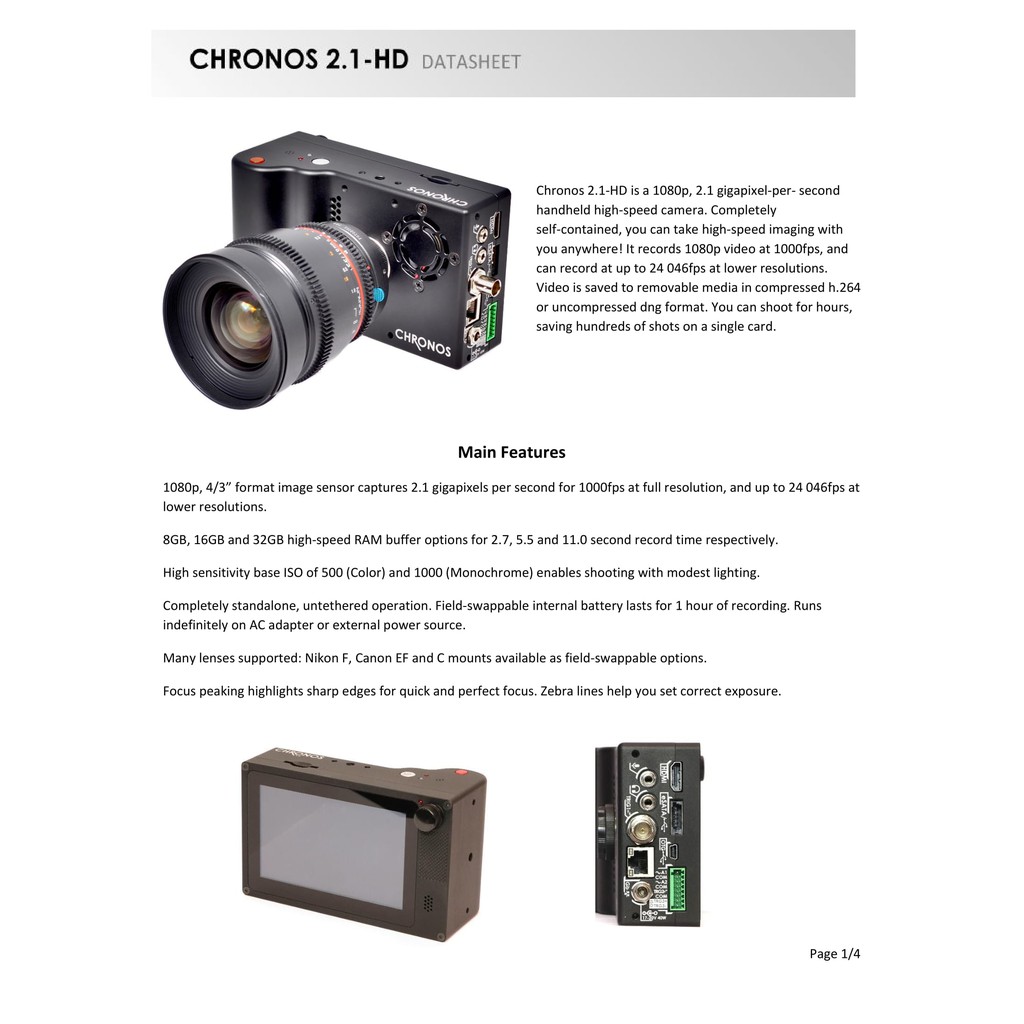 Chronos 2 1 hd high speed camera by kron technologies shopee malaysia