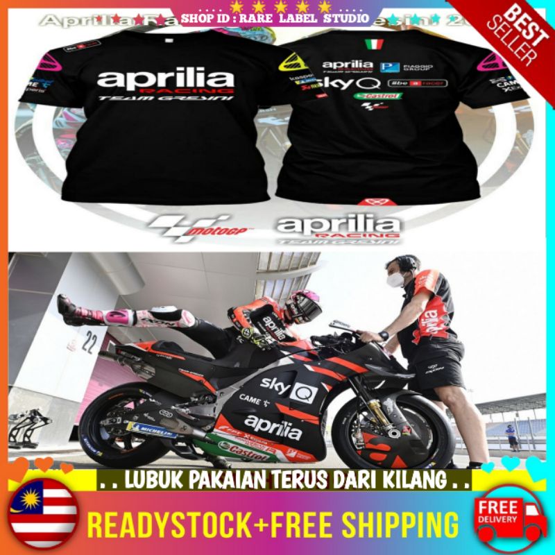 Aprilia Racing Team Gresini 2022 Moto GP Super Premium Tshirt ( Sweater / Hoodie ) motorcycle accessories phone holder