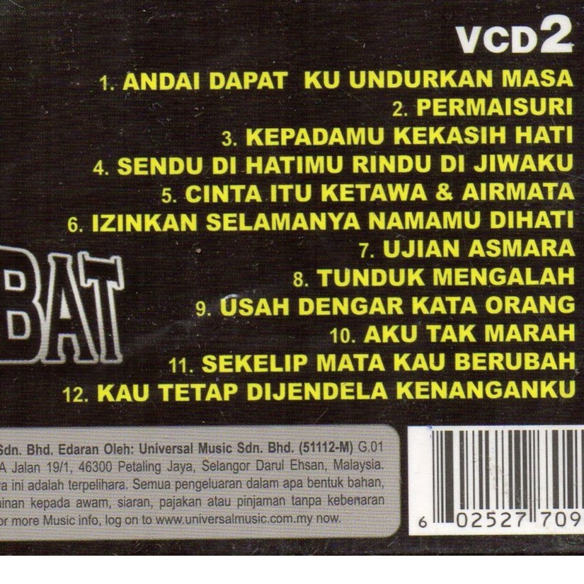 6 Terhebat Karaoke 2 Vcd Axl S Data Stings Arrow Lestari Eye