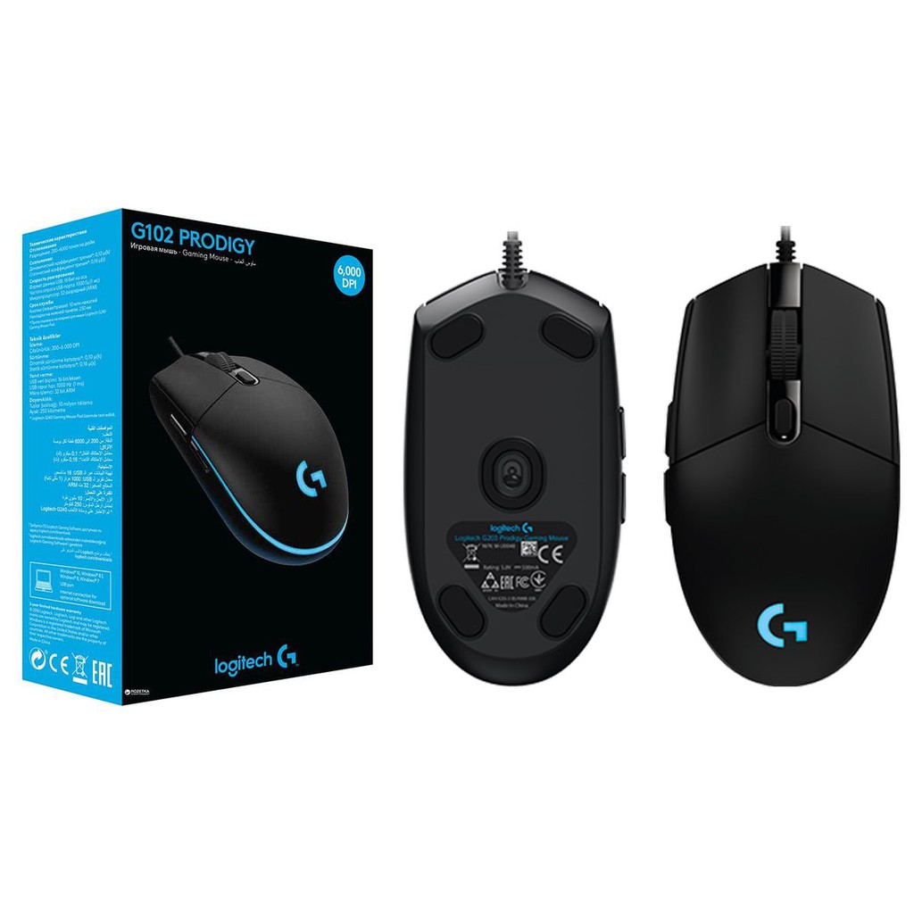 LOGITECH G103 PRODIGY USB GAMING MOUSE | Shopee Malaysia