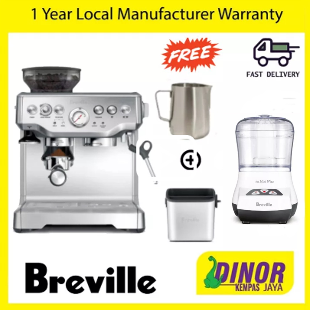Breville Express Espresso Coffee Machine BES870 (Free Knox Box BES001