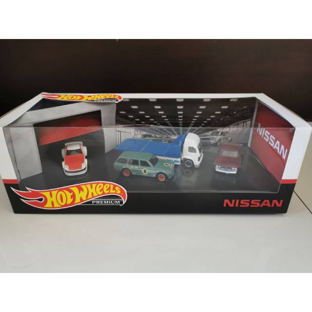 hot wheels diorama nissan