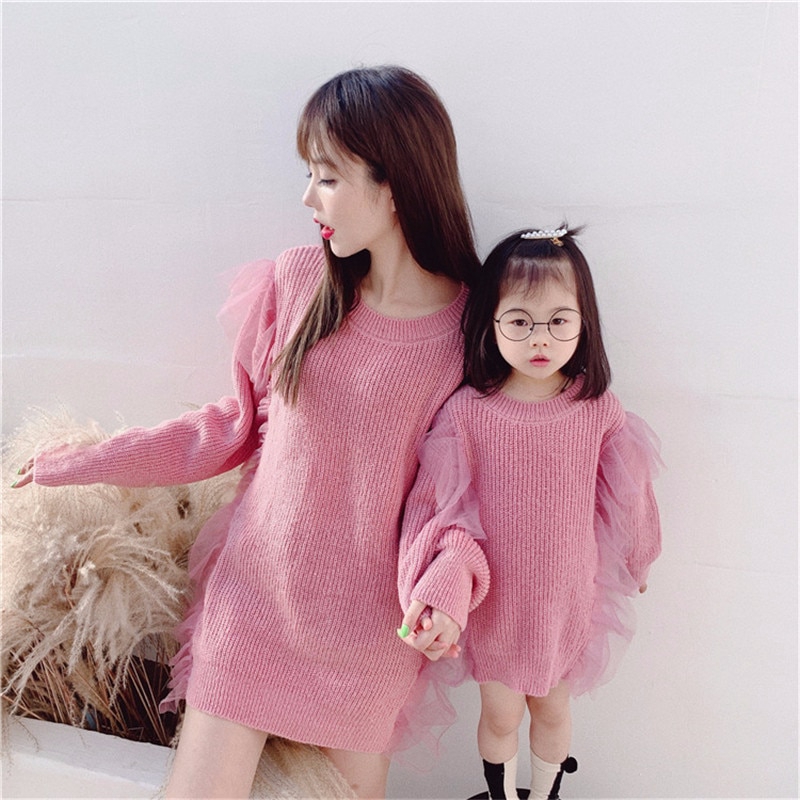 mother daughter sweater dresses