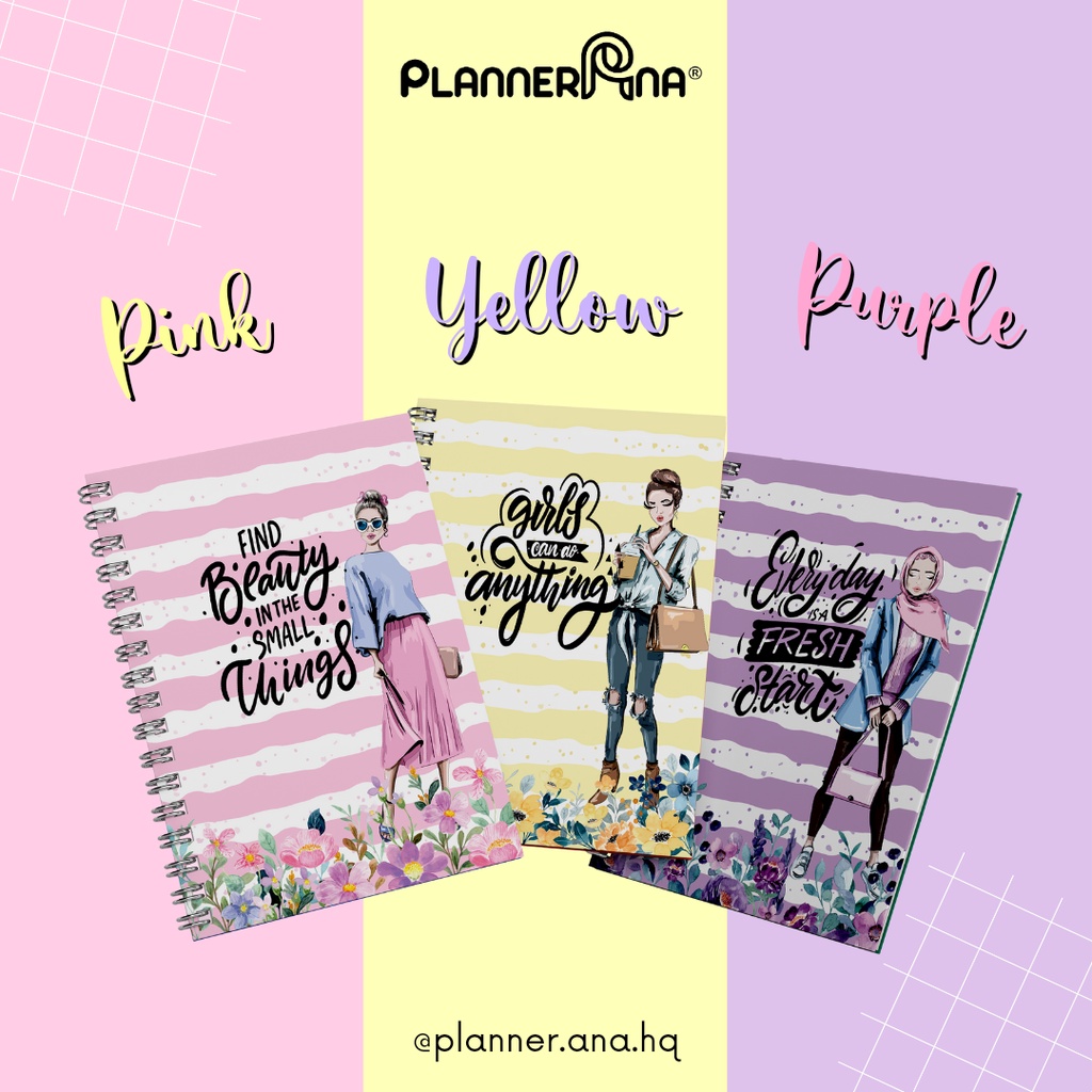 Planner 2022 (Rm10 While Stock Last) Buku Planner Floral Edition