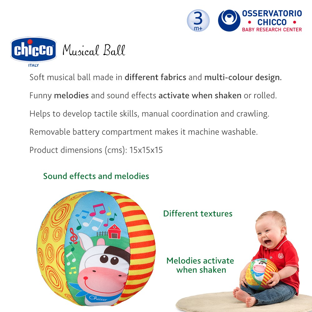 chicco musical ball