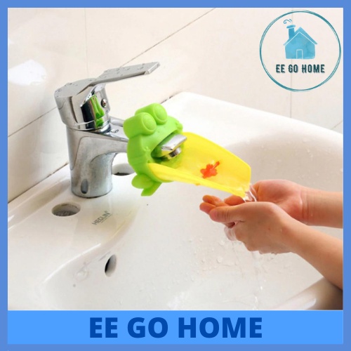 Cute Frog Faucet Extender Children Kids Washing Hands Kitchen Bathroom Faucet Sink for Baby Washing Helper