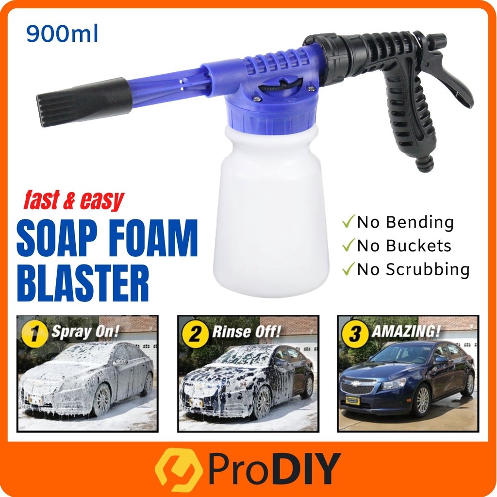 Carwash Rocket Soap Foam Blaster Car Truck Lorry Boat Furniture Cleaner Snow Wash Pressure Spray Pembersih Kenderaan
