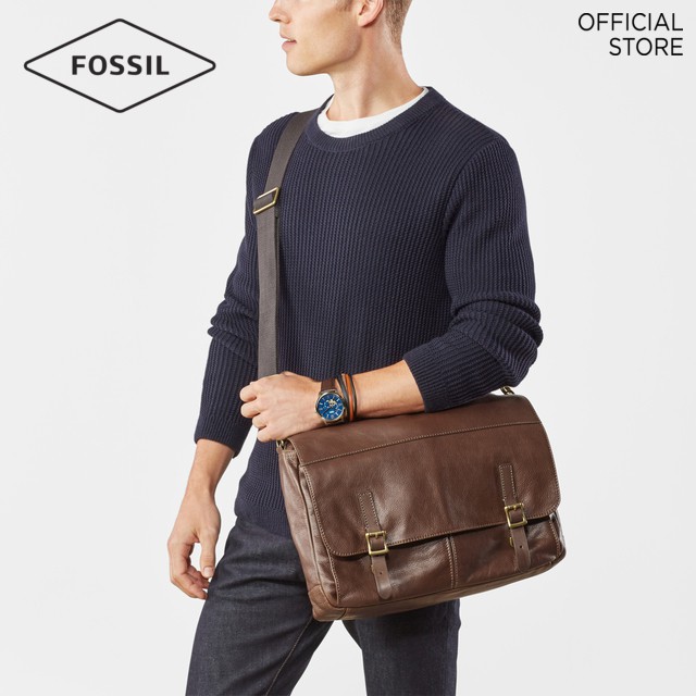 fossil messenger bag