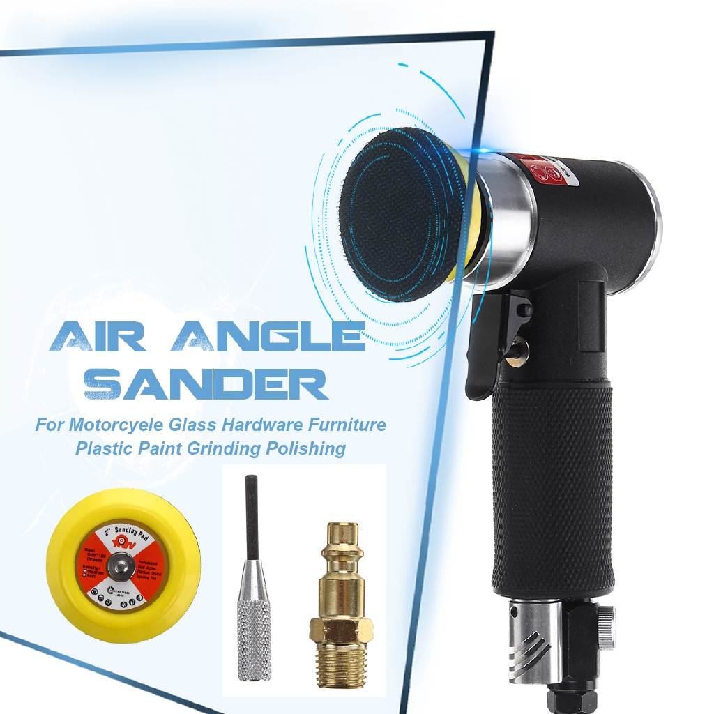 2//3inch Pad For Car Air 90° Angle Pneumatic Sander Orbital Polishing Machine