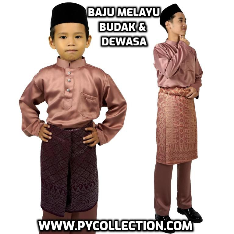 007BM SLIM FIT BAJU  MELAYU SOFT COTTON BUDAK DEWASA 