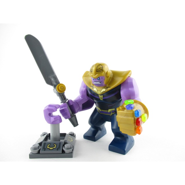 lego thanos with infinity stones