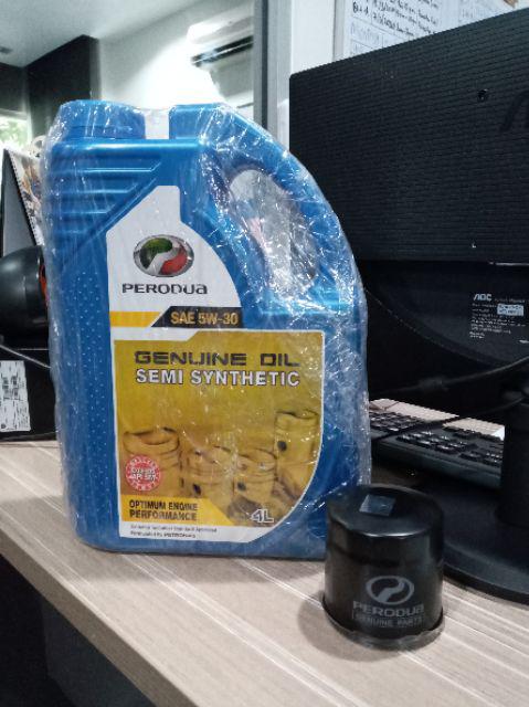 Original Perodua Oil Filter BLACK - Bezza, Axia, New Myvi 