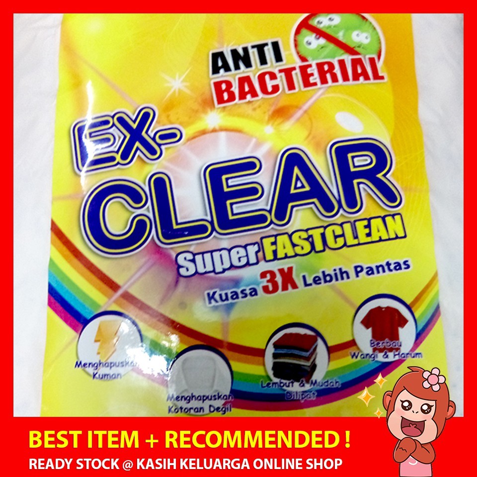  Sabun Pencuci  Ex Clear 1kg Shopee Malaysia