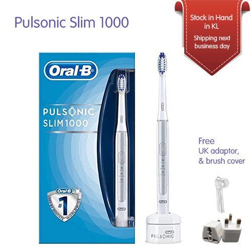 oral b pulsonic slim one 1000 silver