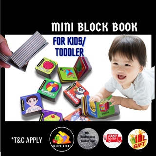 Little Hand | Mini Block Book | Buku Baby | Buku Kecik | Kulit Keras | BM dan BI | Toddler Book | ABC Transport Animal
