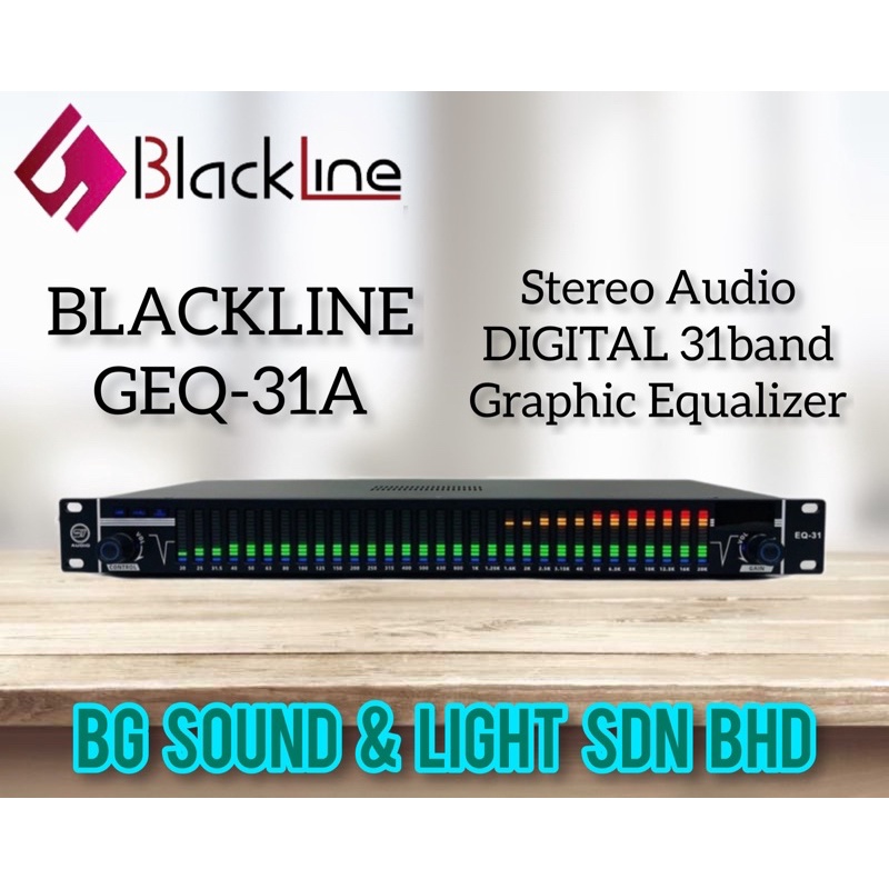 (ORIGINAL MALAYSIA READY STOCK) BLACKLINE GEQ31A Stereo Audio DIGITAL