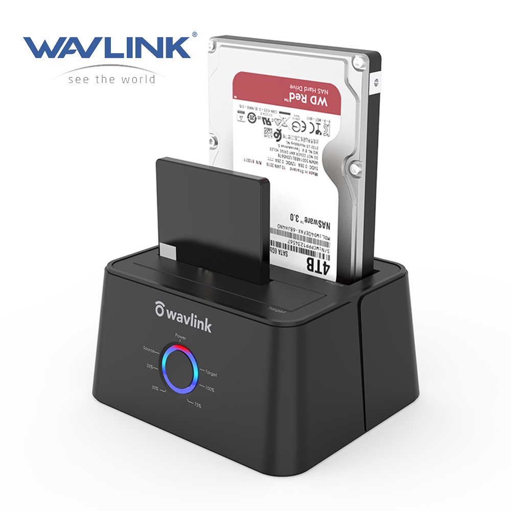 Wavlink Dual Bay Hard Drive Docking Station, USB 3.0 to SATA I/II/III