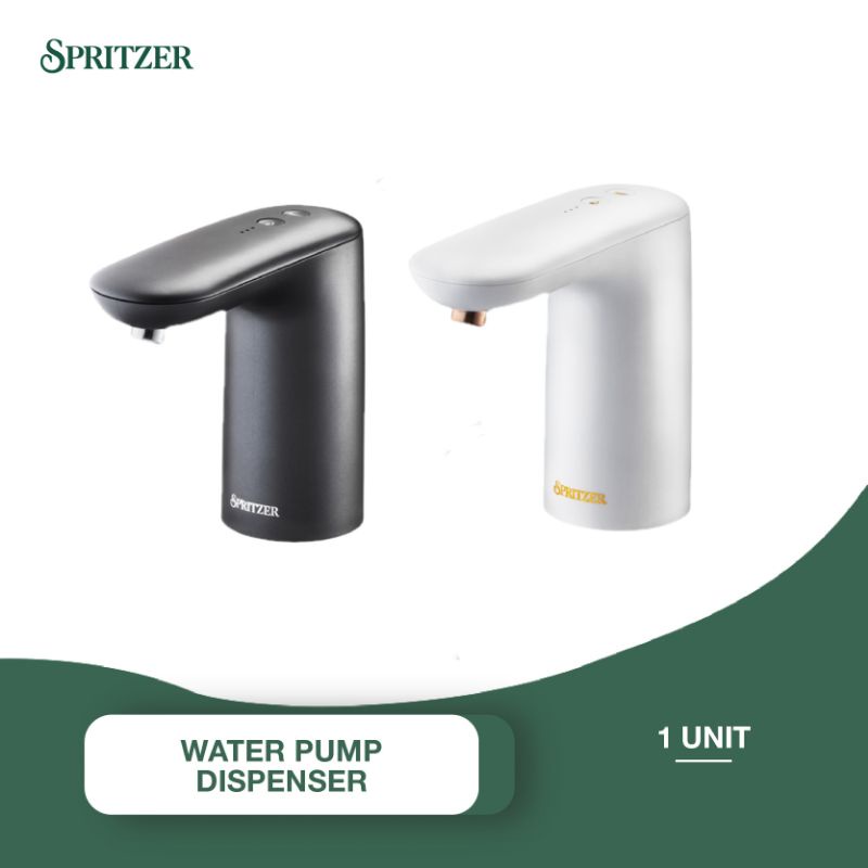 [TKM] Spritzer Water Pump Dispenser White/Grey (New)