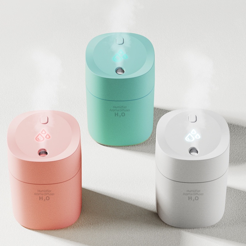 Ready Stock🔥220ML Humidifier USB, Mini Mute Car Humidifier, Colorful LED Ultrasonic Air Humidifier Aroma Essential Oil Diffuser Mist Maker Aromatherapy