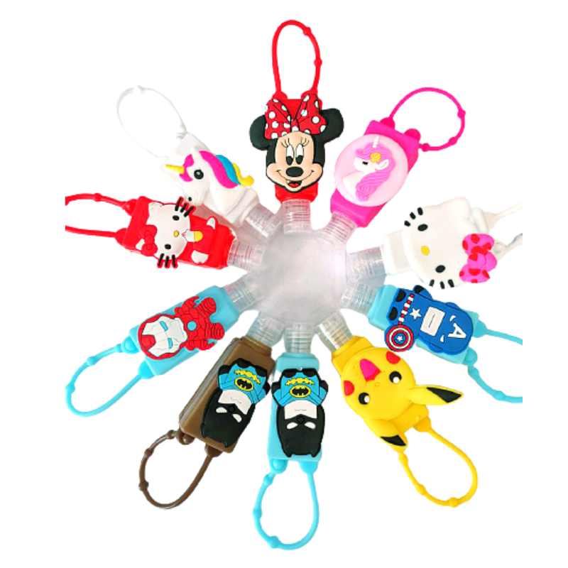 Hand Sanitizer Cartoon Plastic Bottle Holder 30mL