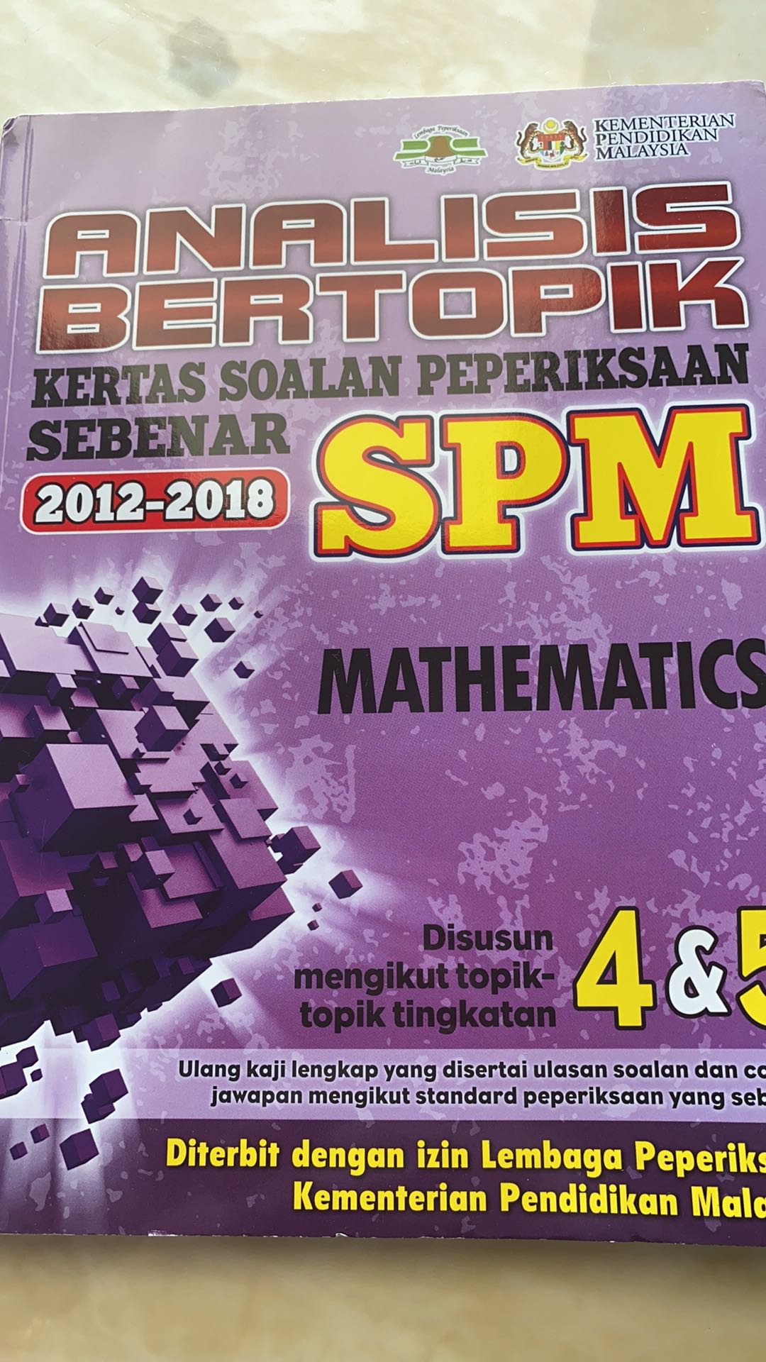 Tny Analisis Bertopik Spm Mathematics 2012 2018 Buku Latihan Past Year Shopee Malaysia