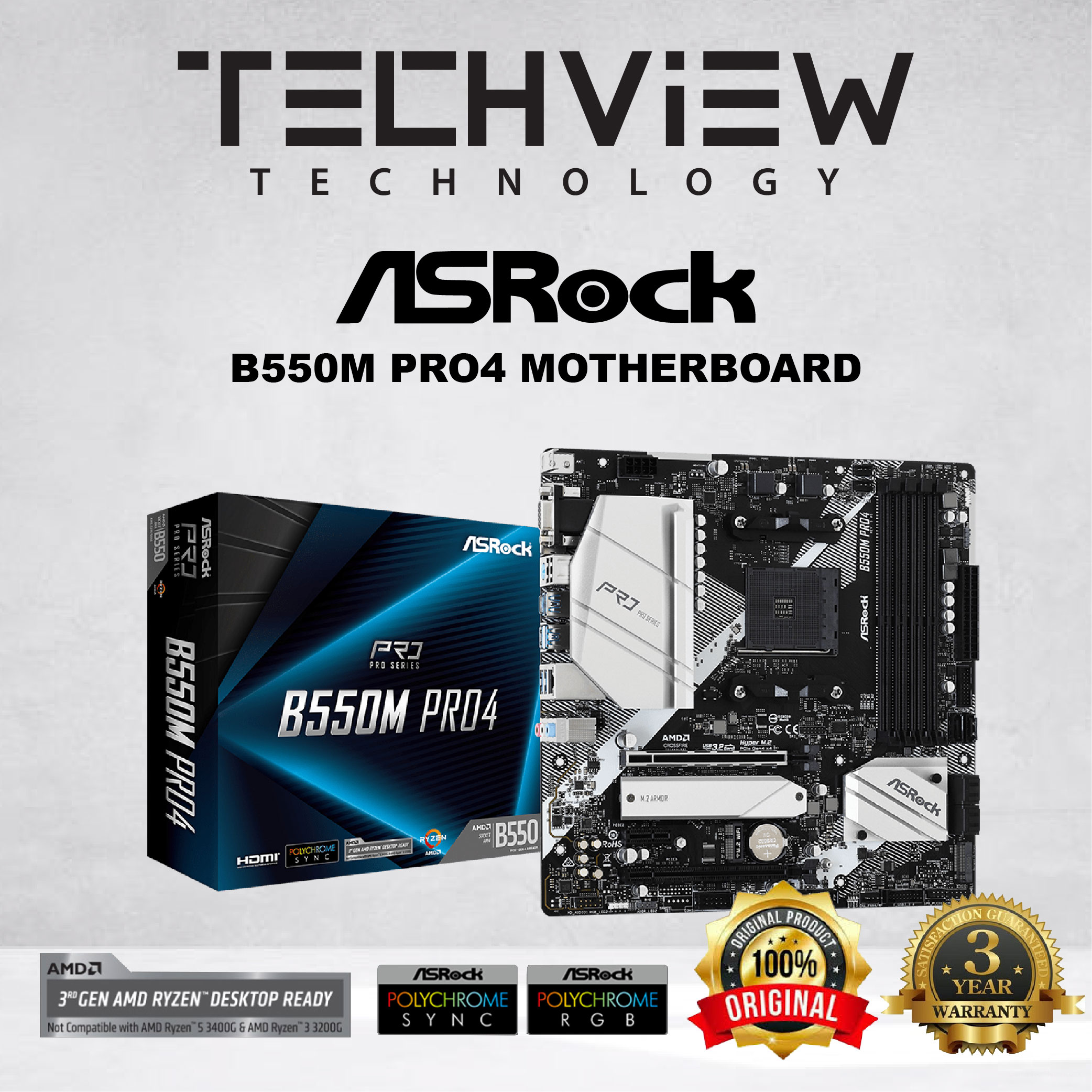 Asrock b550m pro4 обзор