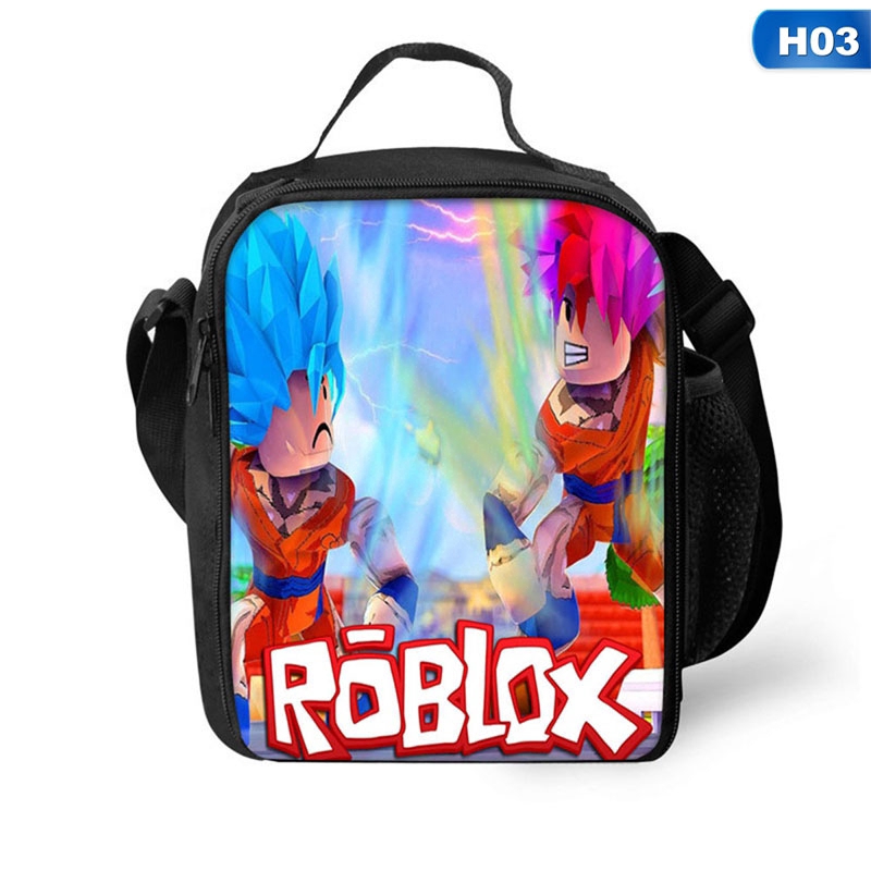 Pujiangrunyong My Roblox Cartoon Insulated Lunch Bag Student School Travel Snack Picnic Shopee Malaysia - 3d kids boys roblox cartoon insulated lunch picnic bag school backpack snack kid
