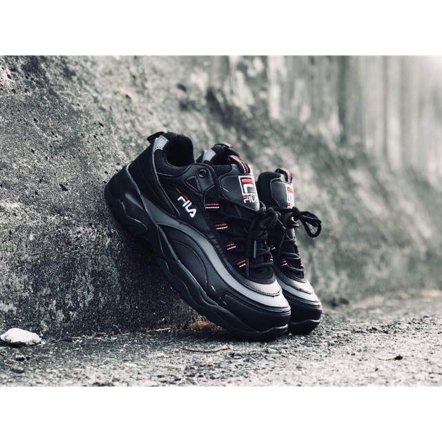 fila ray all black