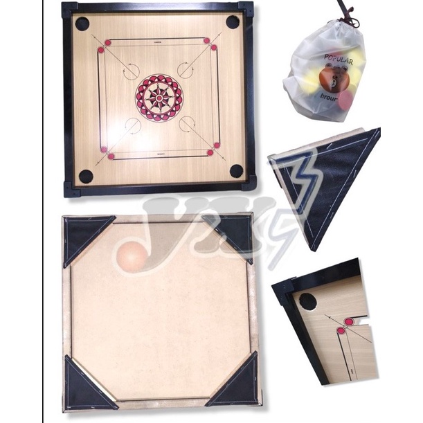 GC850 MINI Carrom Board Set With Carrom Shopee Malaysia
