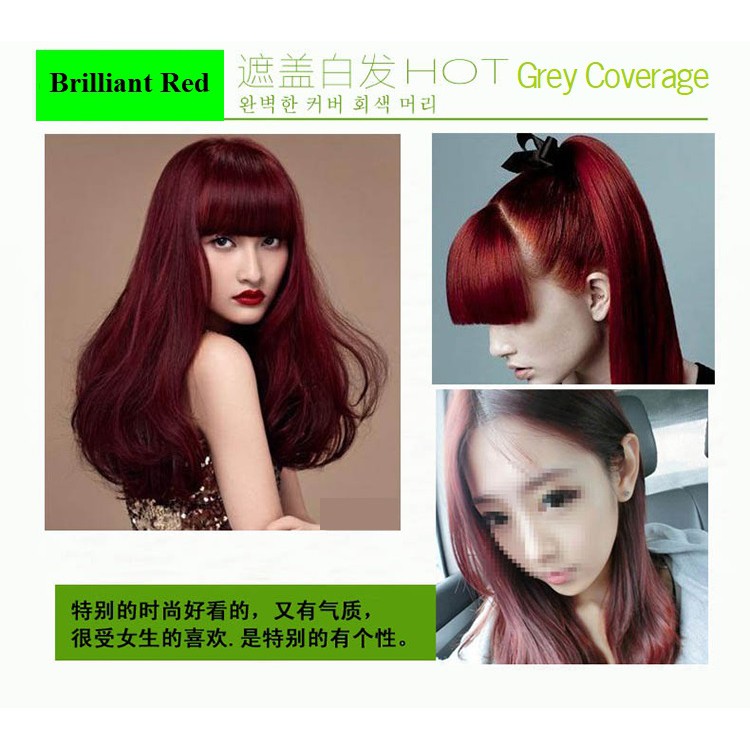 NATURAL HAIR DYE COLOR CREME - HAIWEISI NATURAL FLOWERS & PLANTS EXTRACT |  Shopee Malaysia