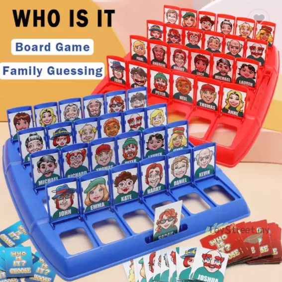 MY STOCK Board Game for Kids and Children Guess Who Is It Classic BoardGame Funny Family