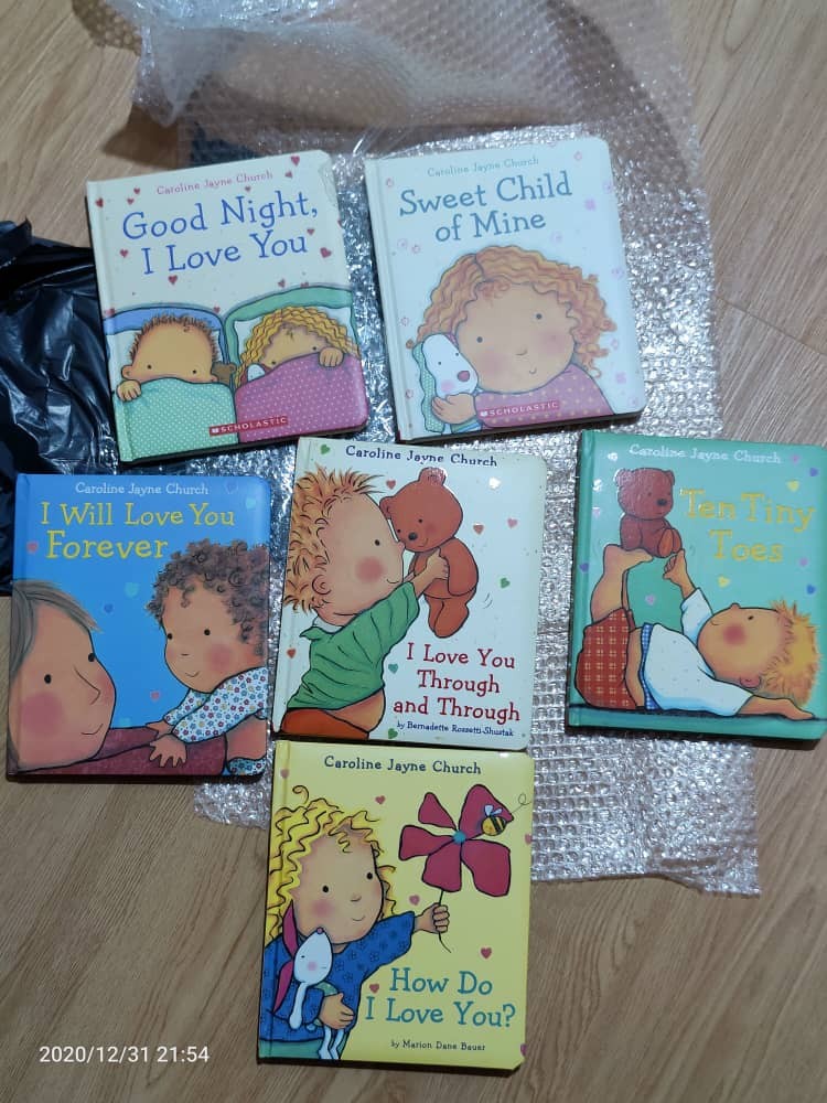 Ready Stock 6 Book Set Love Good Night Story Children Book Hard Cover Books Picture Book Caroline Jayne Church Shopee Malaysia