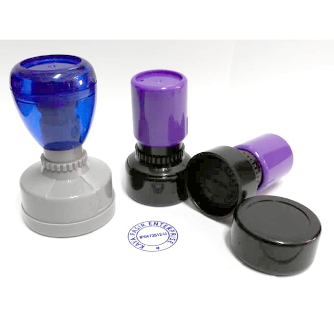 ROUND PRE INK STAMP (23MM, 27MM, 33MM, 40MM, 46MM OR 50MM) Custom made