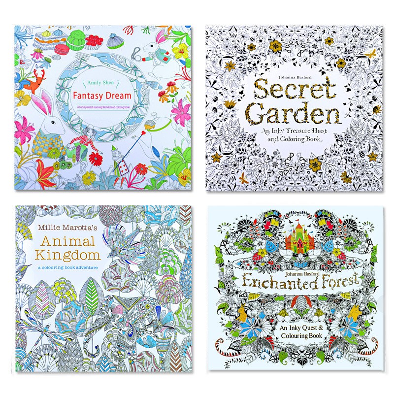 Download 24 Page Enchanted Forest English Edition Coloring Book For ...