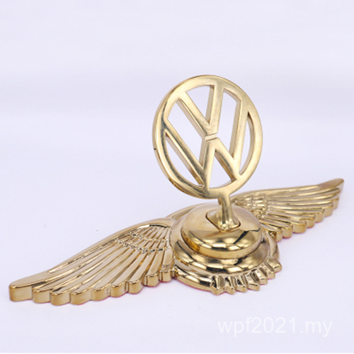 vw bonnet badge