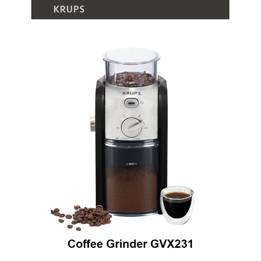 KRUPS Coffee Grinder GVX231 Shopee Malaysia