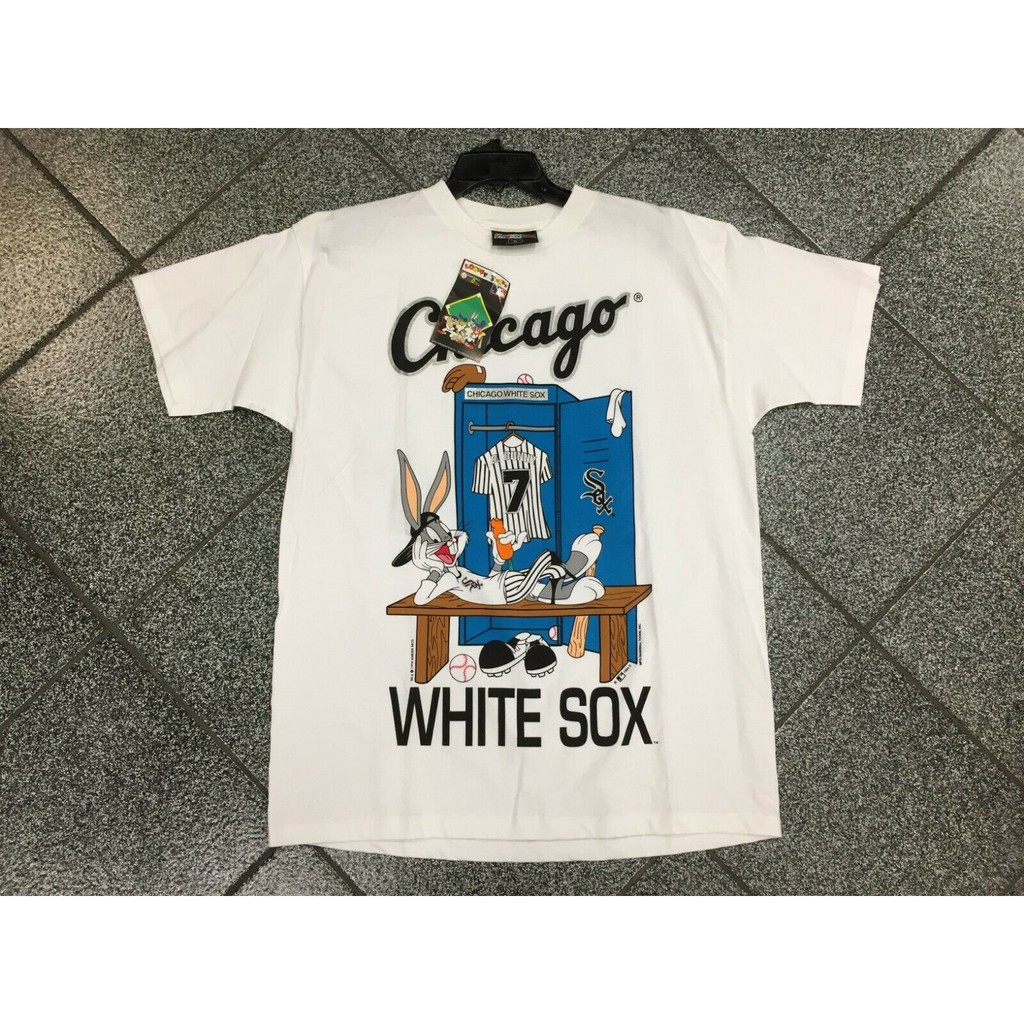 vintage white sox t shirt