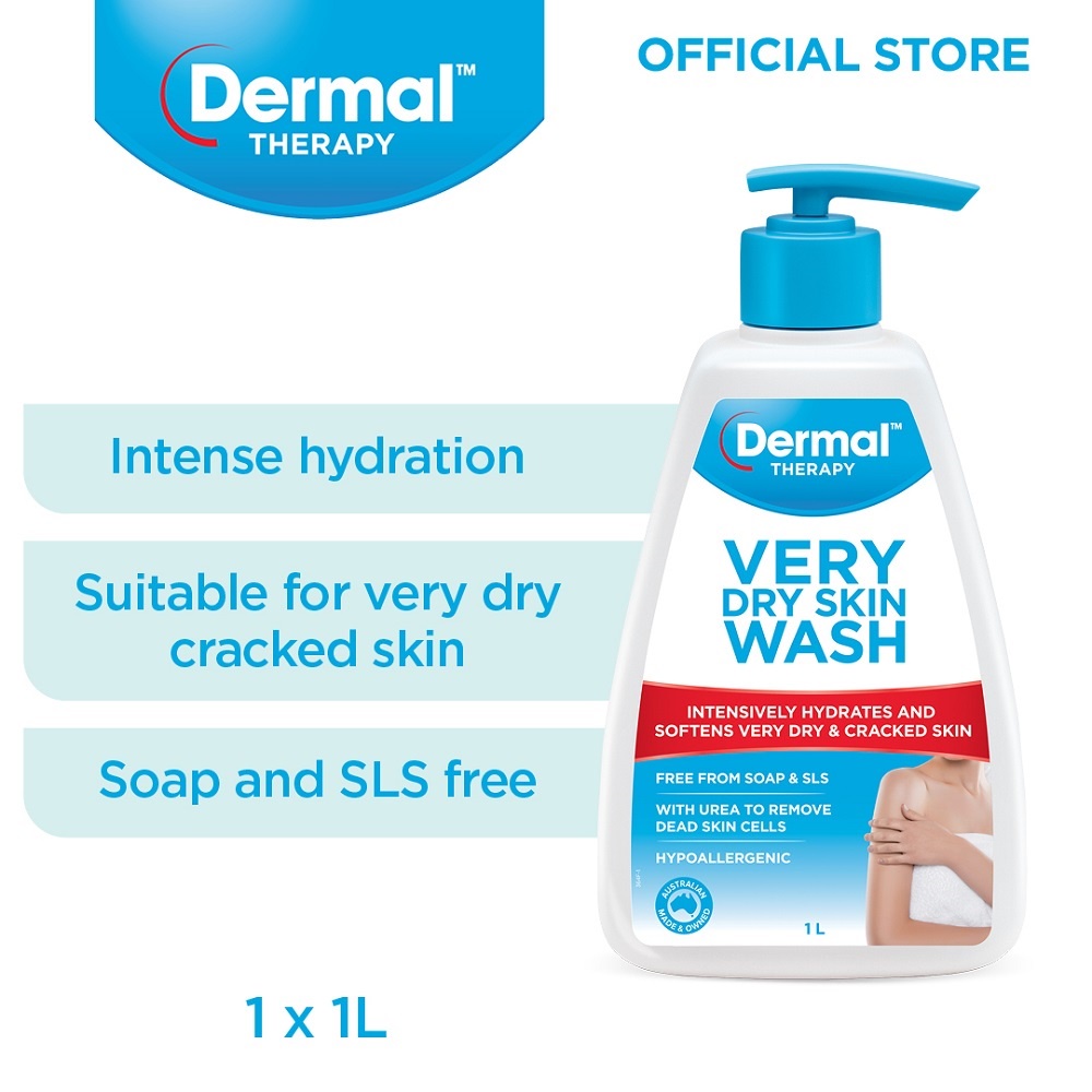 Dermal Therapy Very Dry Skin Wash 1L Shopee Malaysia