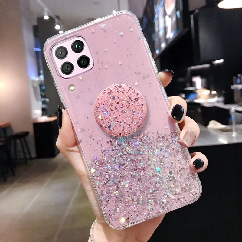 Casing Huawei Nova7i Glitter Star Soft TPU Silicone phone case Huawei