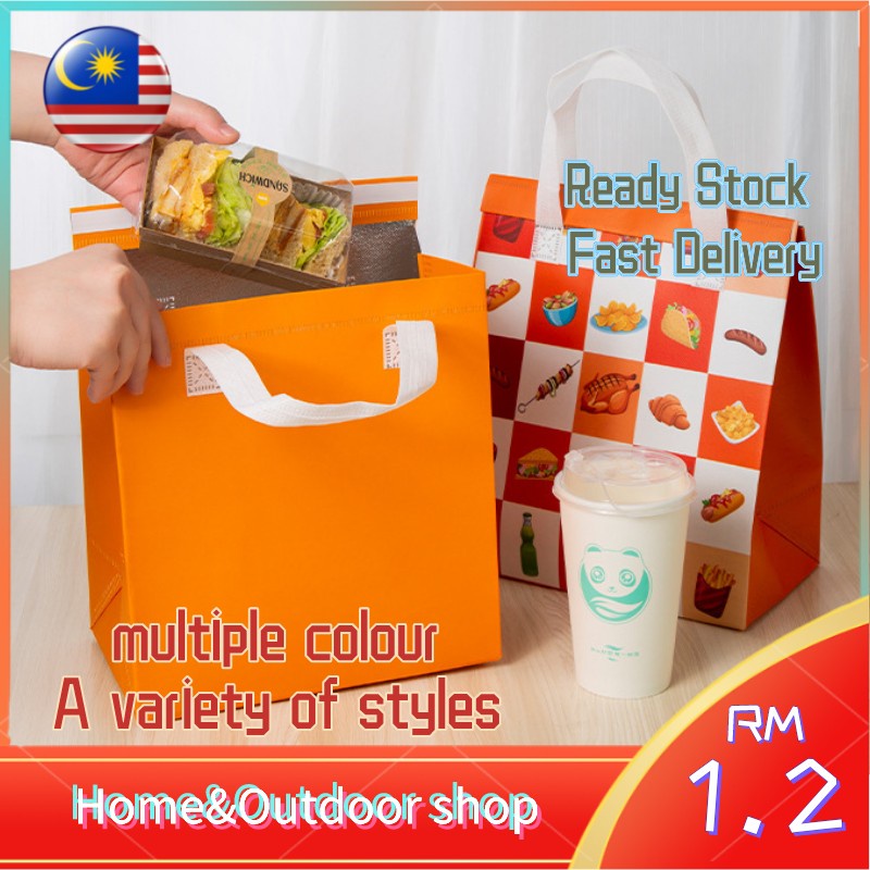 🔥Ready Stock🔥Waterproof Insulated Storage Lunch Bag Delivery Bag Picnic